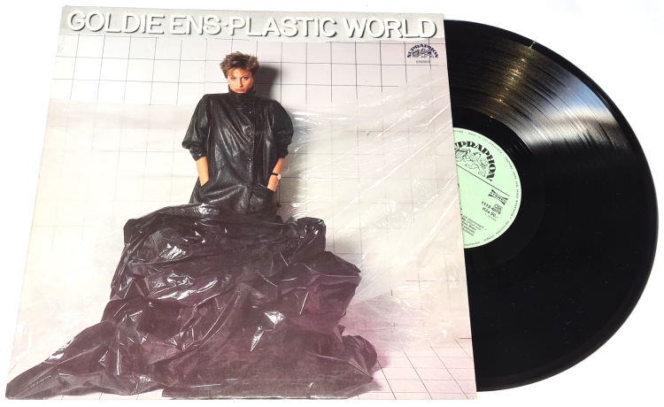 Goldie Ens – Plastic World 1986 VG+, VYPRANÁ Vinyl (LP)