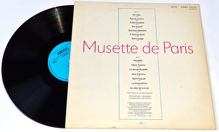 René Maquet Und Seine Solisten – Musette De Paris 1970 VG+, Vinyl (LP)