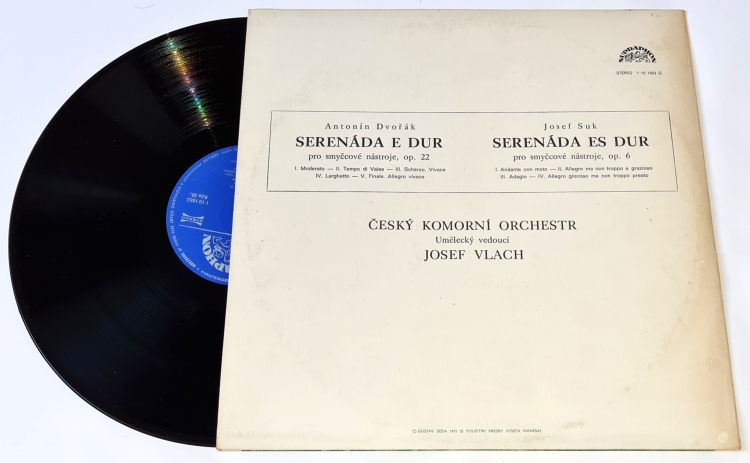 Antonín Dvořák / Josef Suk, Česky Komorní Orchestr, Josef Vlach – Mistři České Hudby 1978 VG, Vinyl (LP)