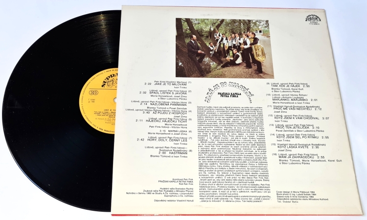 Pražská Kapela Petra Finka – Jaké Je To Milování 1984 VG-, Vinyl (LP)