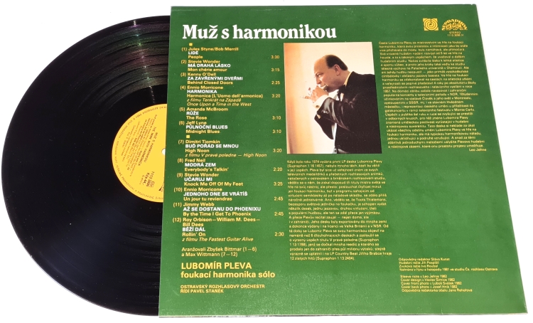 Lubomír Pleva – Muž S Harmonikou 1982 VG+, Vinyl (LP)