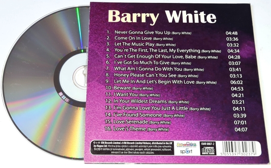 BARRY WHITE - The Best Of CD