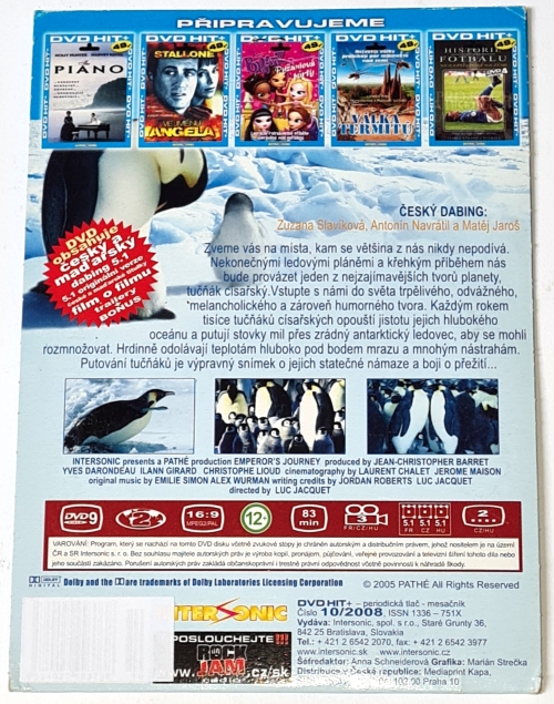 Putování tučňáků 2008 DVD nové