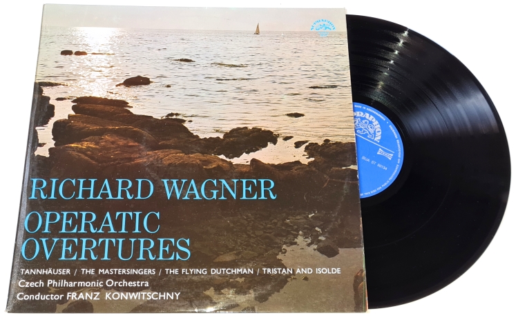 Richard Wagner - Czech Philharmonic Orchestra, Franz Konwitschny – Operatic Overtures 1976 EX, VYPRANÁ Vinyl (LP)