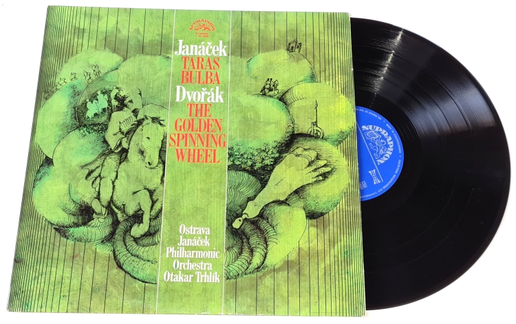 Leoš Janáček, Antonín Dvořák – Janacek Taras Bulba Dvorak The Golden Spinning Wheel 1976 EX, VYPRANÁ Vinyl (LP)