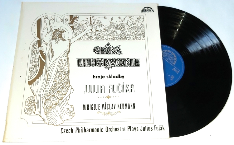 Julius Fučík – Česká filharmonie, Václav Neumann – Česká Filharmonie Hrada Skladby Julia Fučíka 1975 EX-, VYPRANÁ Vinyl (LP)