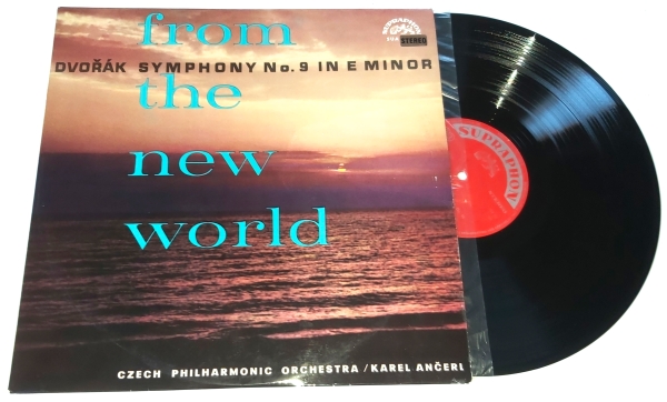 Dvořák - Czech Philharmonic Orchestra / Karel Ančerl – From The New World - Symphony No. 9 In E Minor, Op. 95 1969 EX, VYPRANÁ Vinyl (LP)