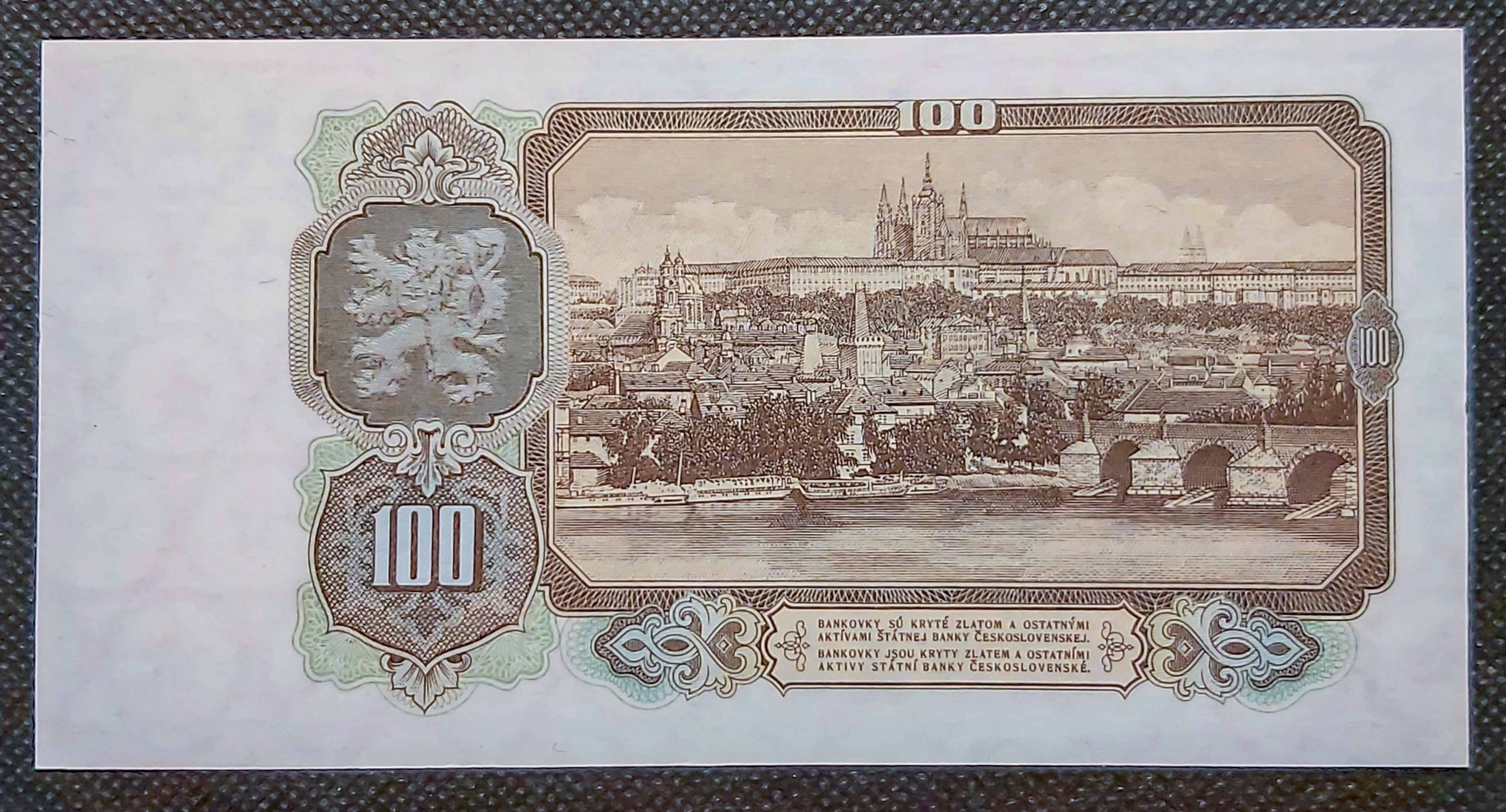 100 koruna 1953 - ČESKOSLOVENSKO UNC, bankovka