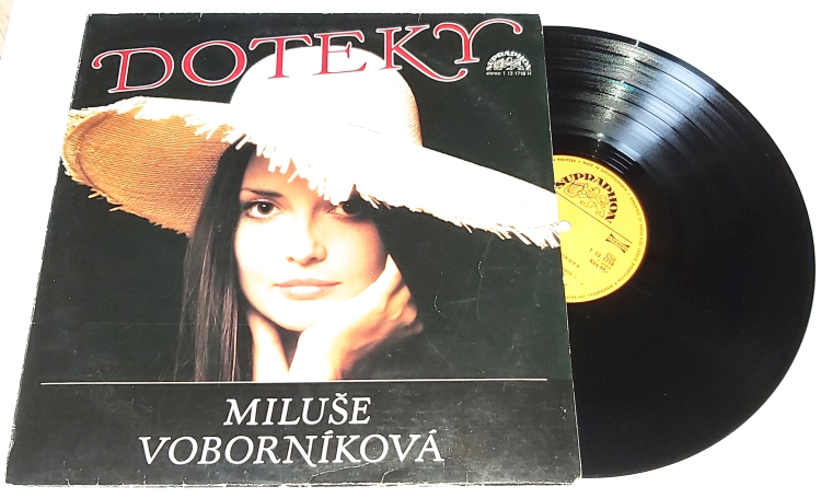 Miluše Voborníková – Doteky 1976 VG+, VYPRANÁ Vinyl (LP)