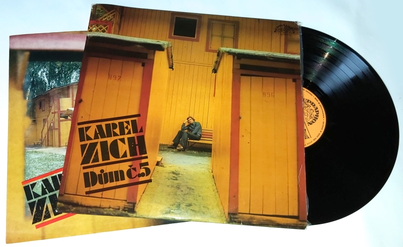 Karel Zich – Dům Č. 5 1976 VG+, VYPRANÁ Vinyl (LP + příloha)