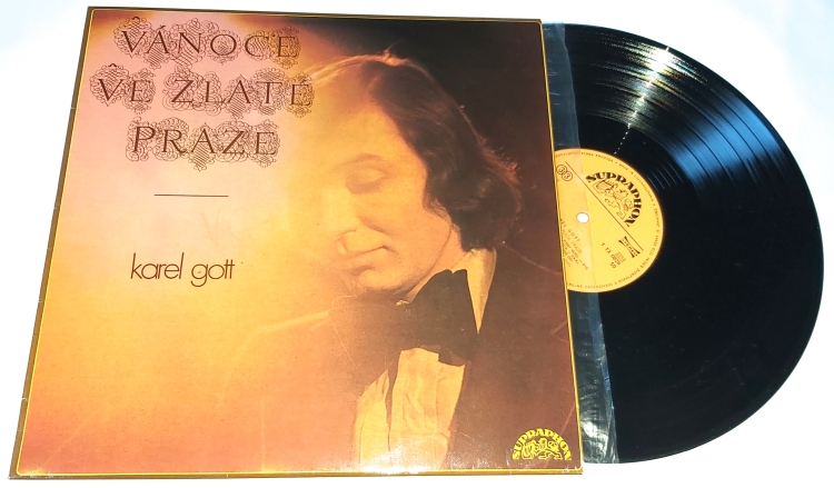 Karel Gott – Vánoce Ve Zlaté Praze 1973 VG+, VYPRANÁ Vinyl (LP)