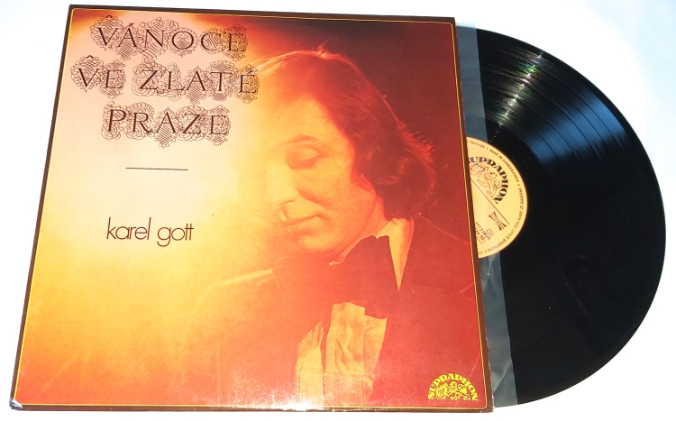 Karel Gott – Vánoce Ve Zlaté Praze 1973 VG+, VYPRANÁ Vinyl (LP)