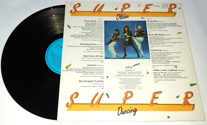 G.E.S. – Super Oldies - Super Dancing 1987 VG-, Vinyl (LP)