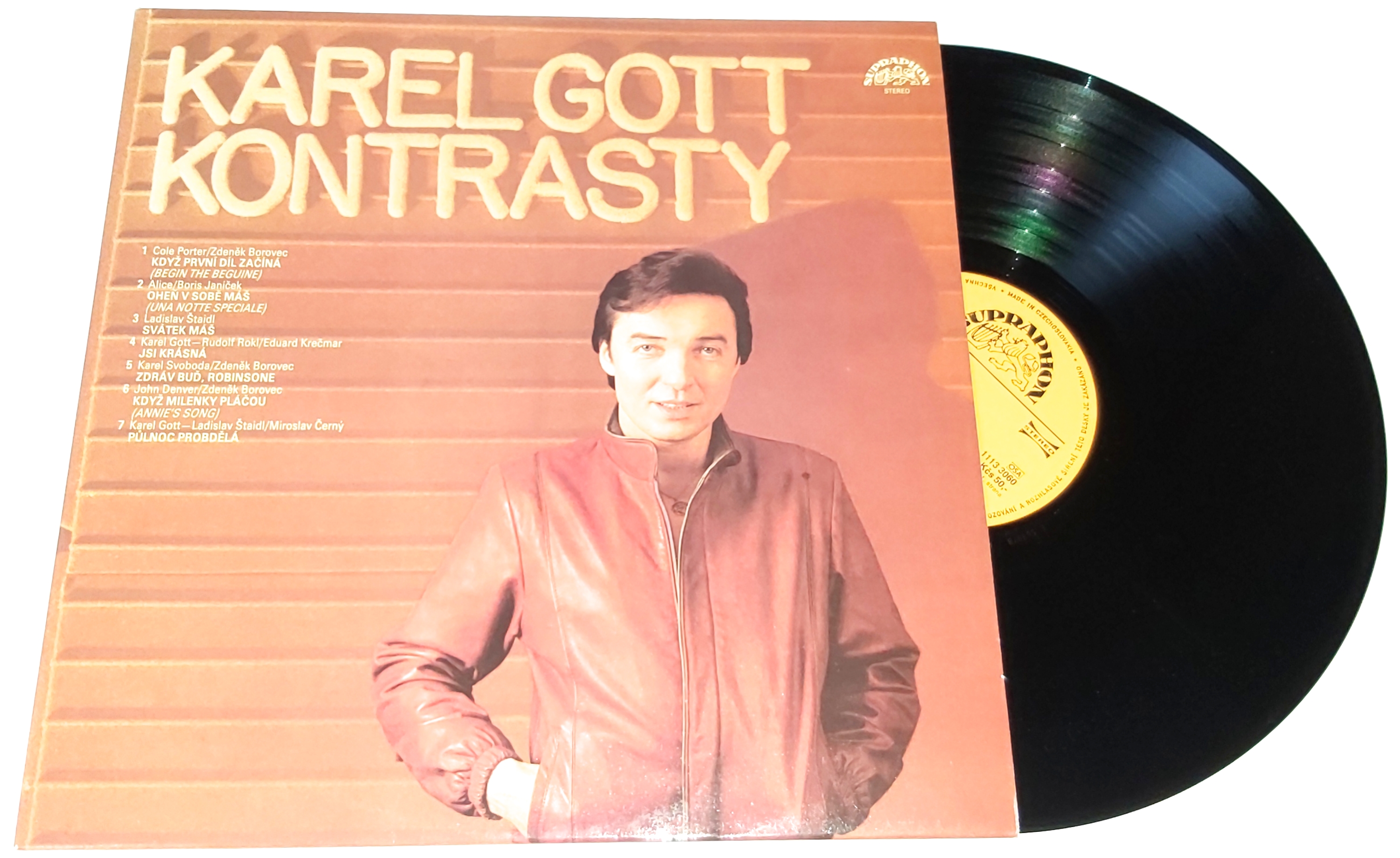 Karel Gott – Kontrasty 1982 VG+, VYPRANÁ Vinyl (LP)