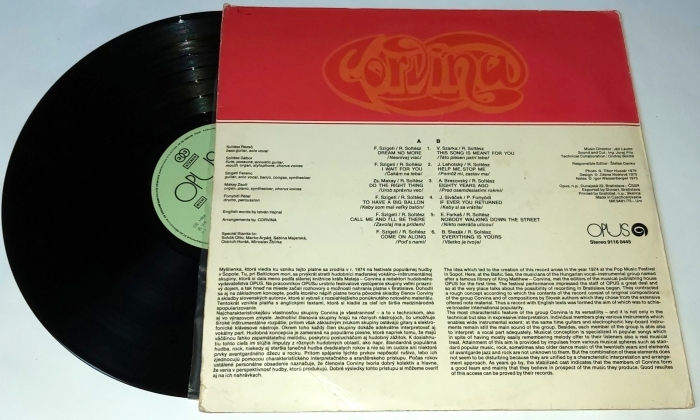 Corvina – Corvina 1976 VG, Vinyl (LP)