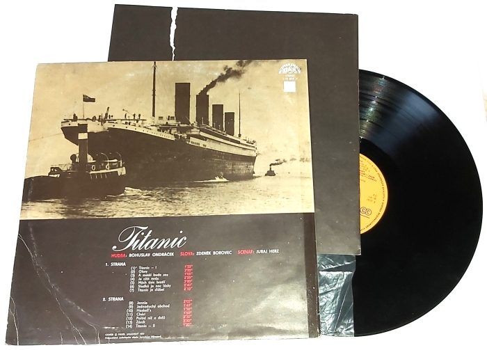 Bohuslav Ondráček, Zdeněk Borovec, Juraj Herz – Titanic 1977 VG-, Vinyl (LP)