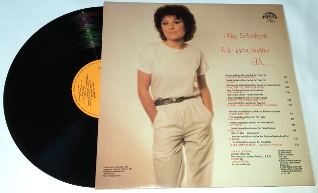 Jitka Zelenková – Kdo Jsem Vlastně Já 1982 VG, Vinyl (LP)