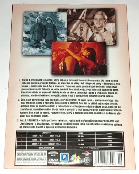 Hallo, soudruzi!, Timur a jeho parta, Čuk a Gek, 3 x DVD (nerozbalené)