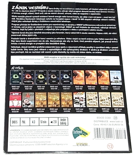 Zánik vesmíru 2009 DVD (nerozbalené)