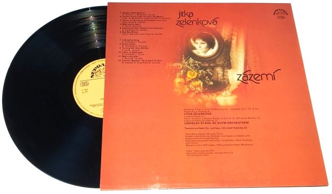Jitka Zelenková – Zázemí 1979 VG+, Vinyl (LP)
