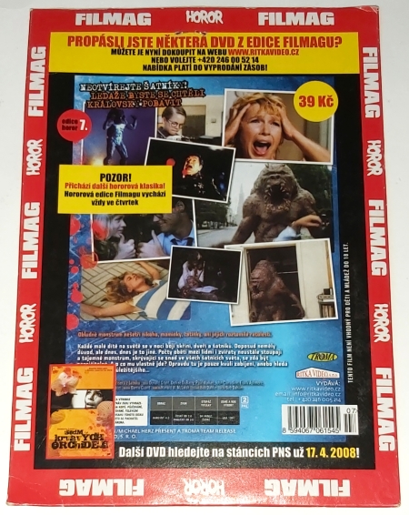 Příšera z šatníku 1986 DVD (nerozbalené)