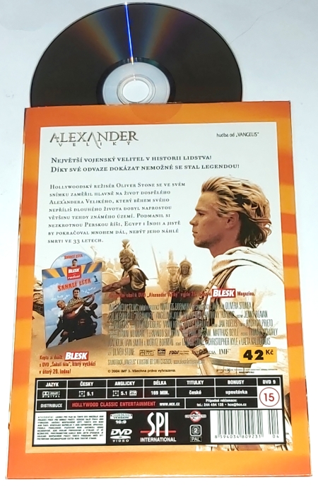 Alexander Veliký 2004 DVD