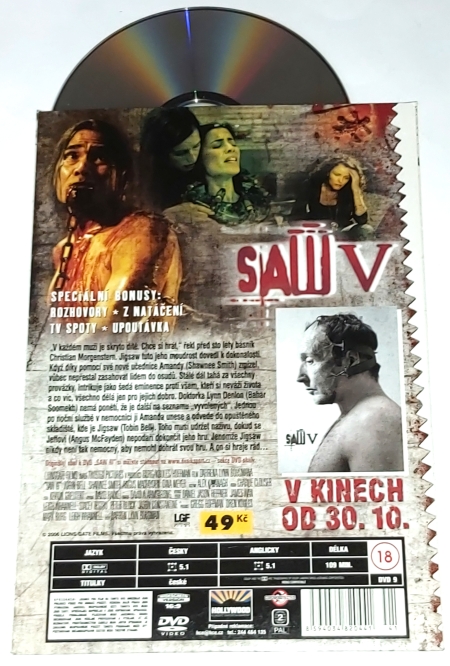 Saw 5 2008 DVD