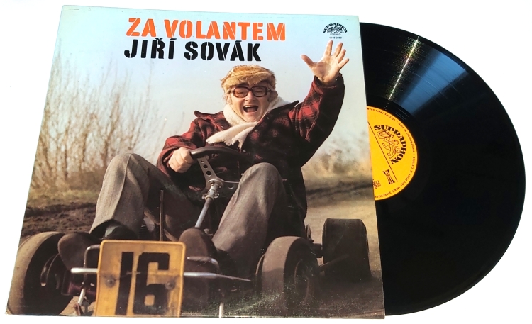 Jiří Sovák – Za Volantem Jiří Sovák 1980 NM, VYPRANÁ Vinyl (LP)