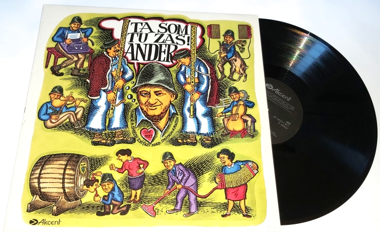 Ander – Ta Som Tu Zaš! 1991 EX, VYPRANÁ Vinyl (LP)