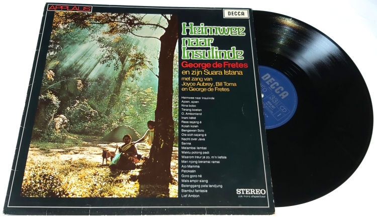 George de Fretes En Zijn Suara Istana – Heimwee Naar Insulinde 1971 EX+, VYPRANÁ Vinyl (LP)