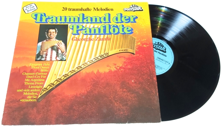 Gheorghe Zamfir – Traumland Der Panflöte - 20 Traumhafte Melodien 1979 EX-, VYPRANÁ Vinyl (LP)