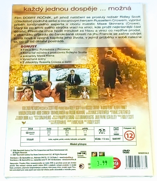 Dobrý ročník 2006 DVD (nerozbalené)