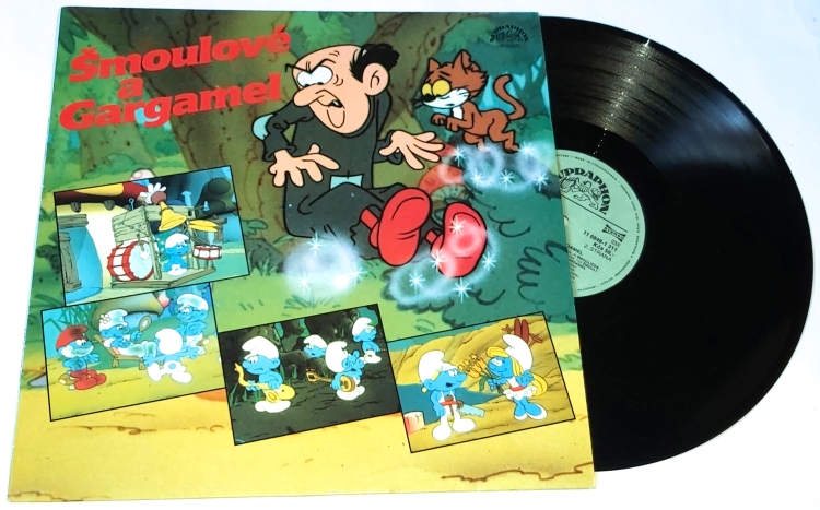 Šmoulové – Šmoulové A Gargamel 1989 NM VYPRANÁ Vinyl (LP)