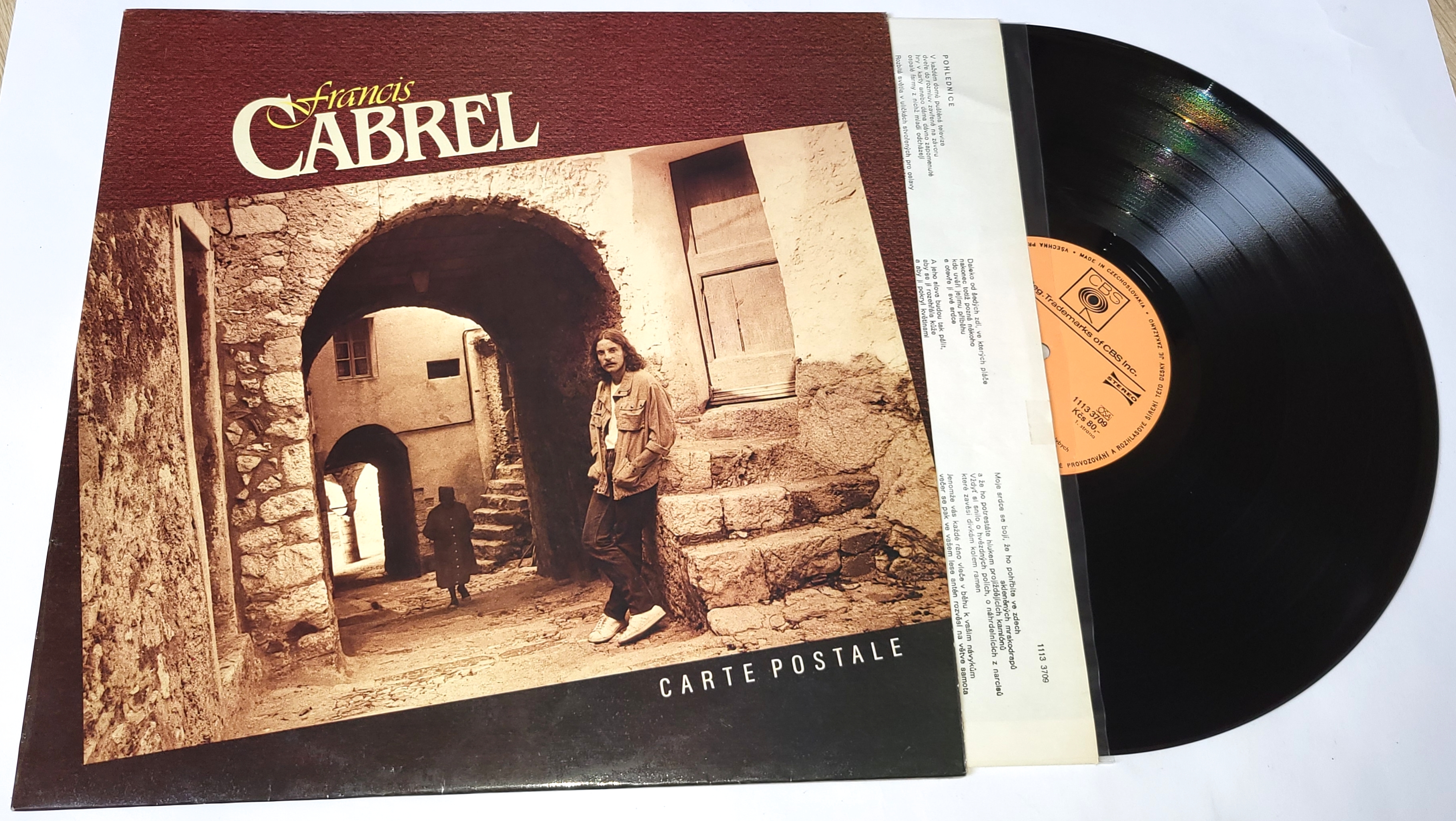 Francis Cabrel – Carte Postale 1985 VG-, VYPRANÁ Vinyl (LP)