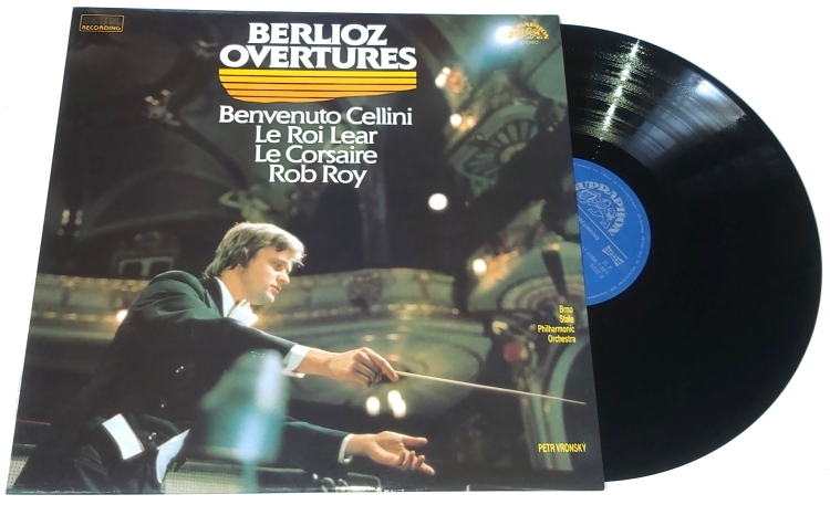Berlioz, Brno State Philharmonic Orchestra, Petr Vronský – Overtures 1991 NM, VYPRANÁ Vinyl (LP)