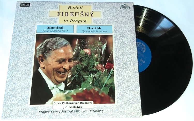Bohuslav Martinů, Antonín Dvořák, Rudolf Firkušný, The Czech Philharmonic Orchestra, Jiří Bělohlávek – Rudolf Firkušný In Prague 1991 NM, VYPRANÁ Vinyl (LP)