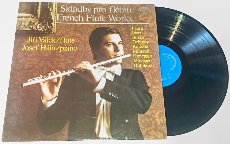 Jiří Válek, Josef Hála – Skladby Pro Flétnu = French Flute Works 1984 VG+ VYPRANÁ Vinyl (LP)