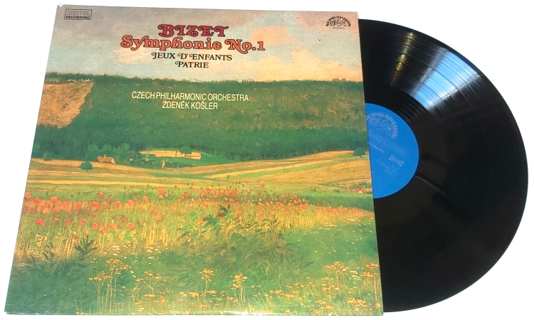 Bizet, Czech Philharmonic Orchestra, Zdeněk Košler – Symphonie No.1 / Jeux D’Enfants / Patrie 1990 NM, VYPRANÁ Vinyl (LP)