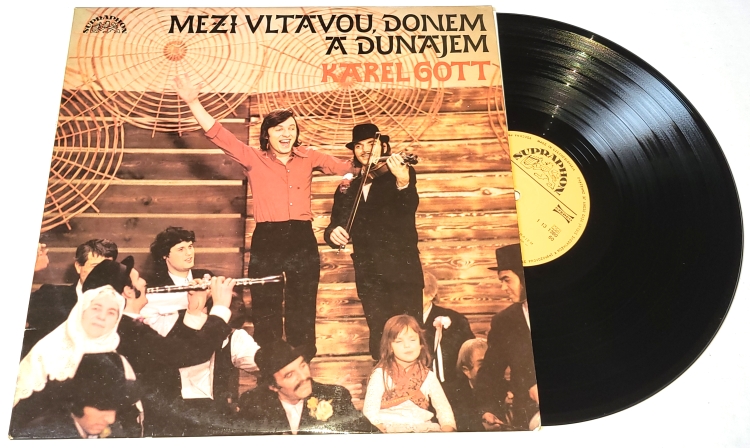 Karel Gott – Mezi Vltavou, Donem A Dunajem 1973 EX, VYPRANÁ Vinyl (LP)