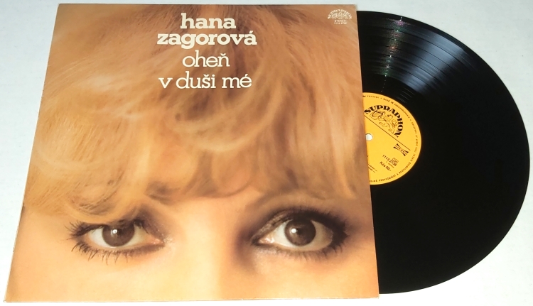 Hana Zagorová – Oheň V Duši Mé 1980 VG, VYPRANÁ Vinyl (LP)