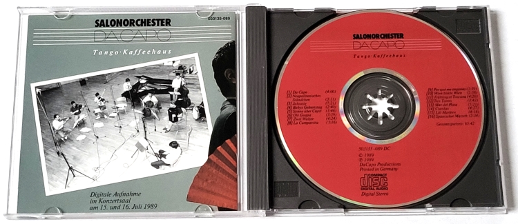 Salonorchester DACAPO I - Tango . Kaffeehaus 1989 CD