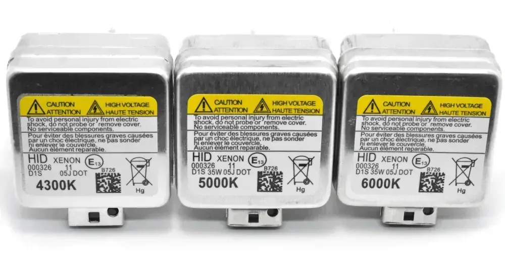 Flyseen Xenonová výbojka ORIGINAL D1S - 4300K (xenonové výbojky, xenony) kovové úchyty