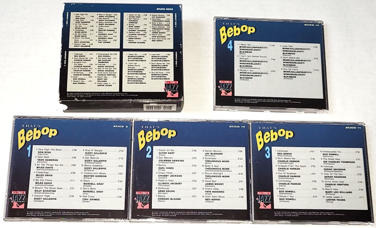 Various – That's bebop (1 - 4) 1992, 4CD Box Set
