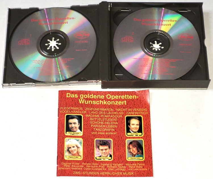Das Goldene Operetten-Wunschkonzert 2CD