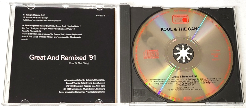 Kool & The Gang – Great And Remixed '91 1991 CD