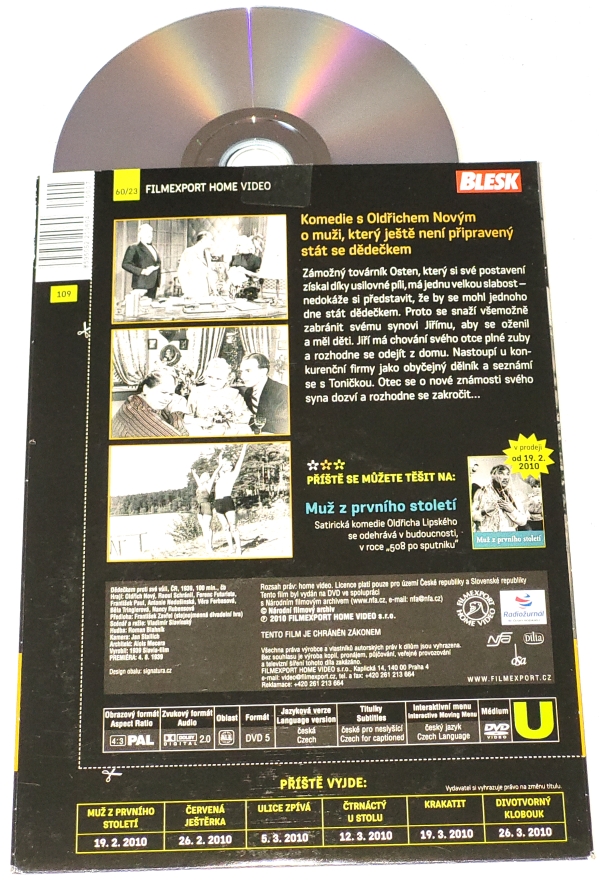 Dědečkem proti své vůli 1939 DVD