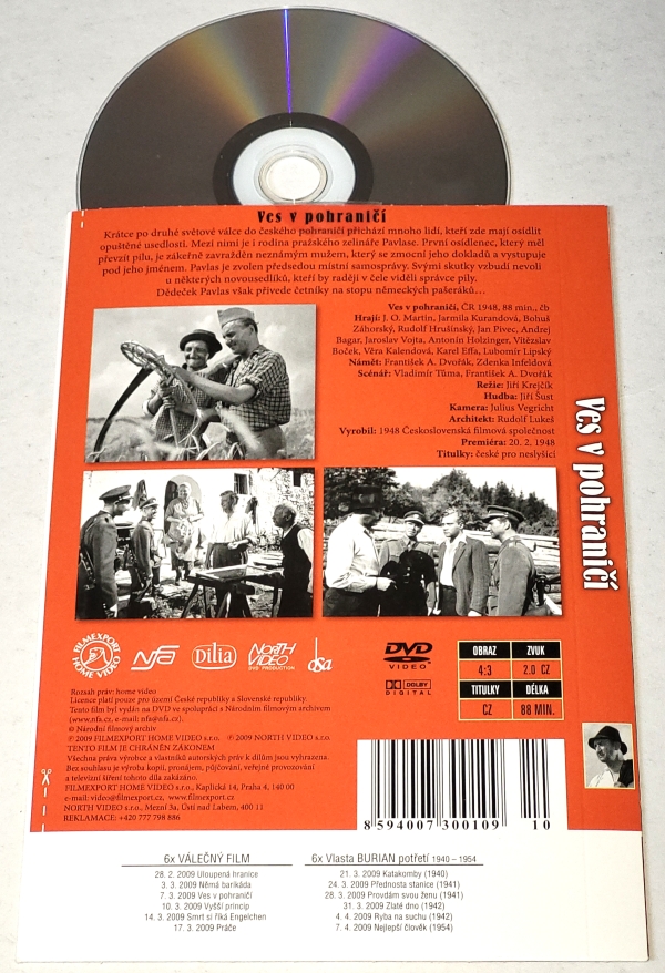 Ves v pohraničí 1948 DVD