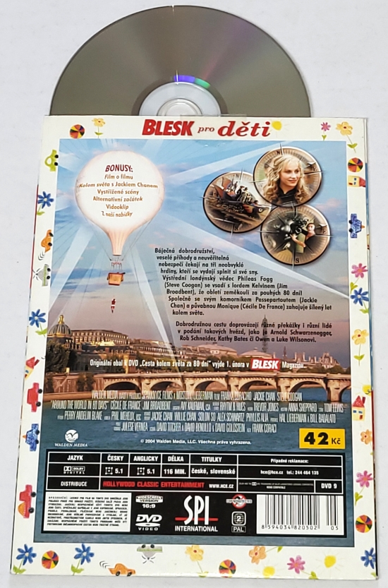 Cesta kolem světa za 80 dní 2004 DVD