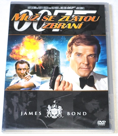 Muž se zlatou zbraní - James Bond agent 007 1974 DVD (nové, zabalené)