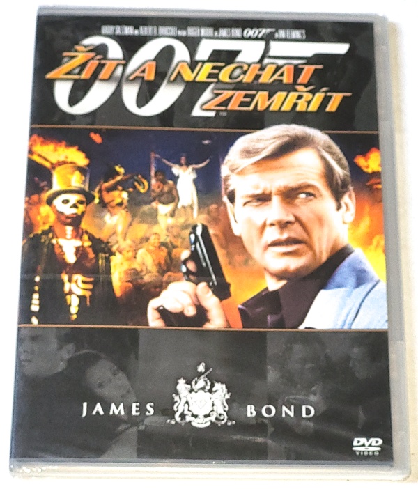Žít a nechat zemřít - James Bond agent 007 1973 DVD (nové, zabalené)